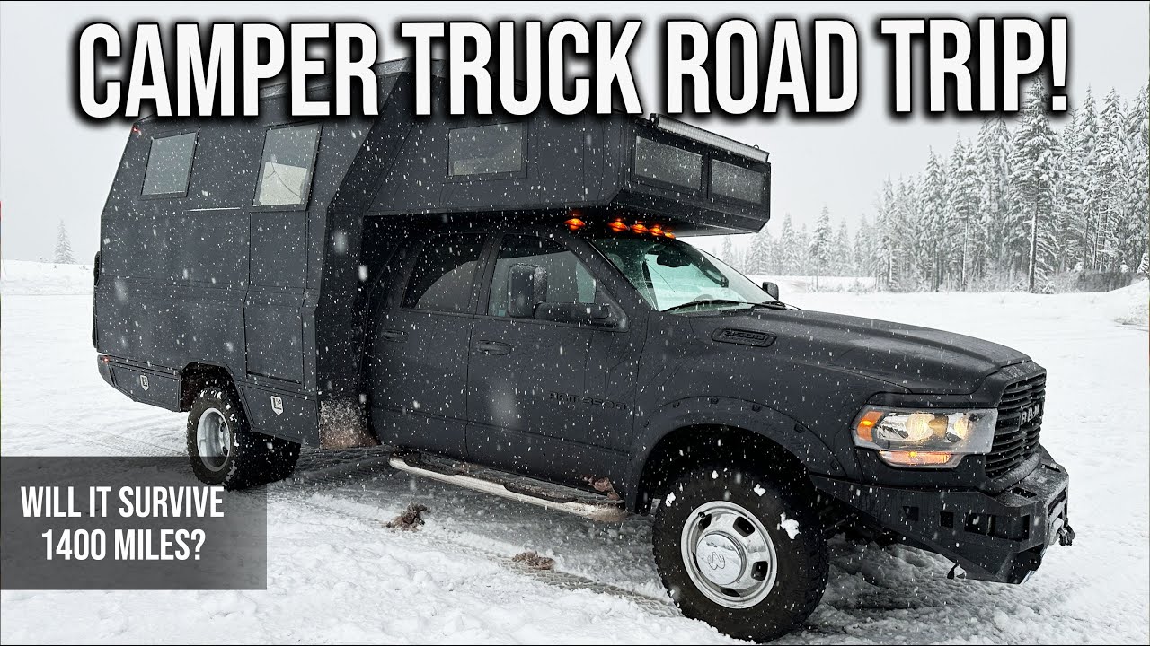 RAM 3500 Camper Truck Road Trip! Will IT SURVIVE 1400 MILES?