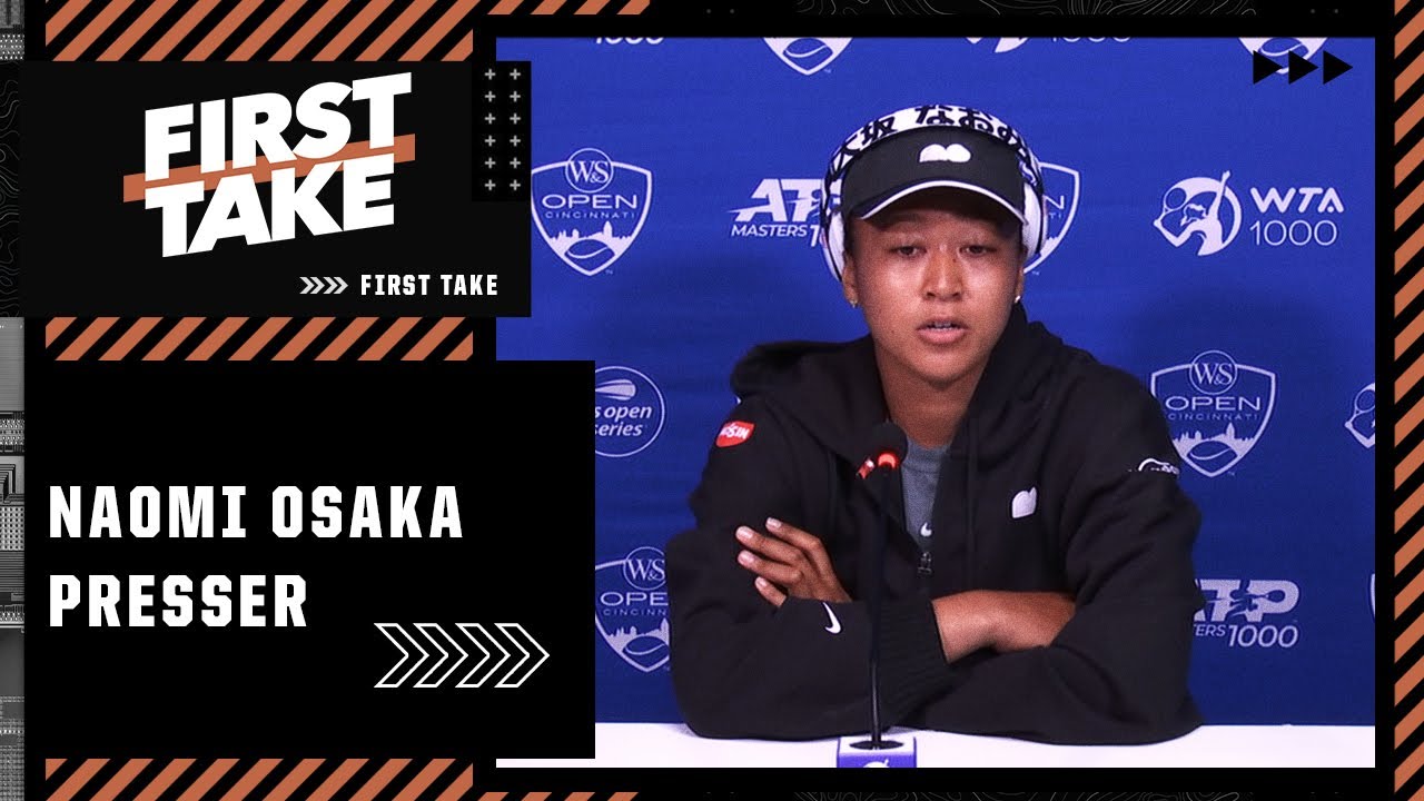 Naomi Osaka steps away from news conference after exchange with reporter