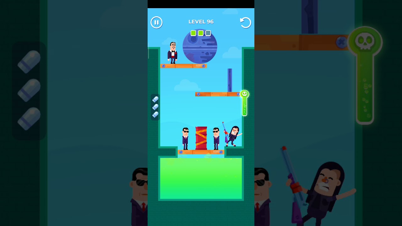 Hitmasters Shotgun Mode Level 96 Walkthrough