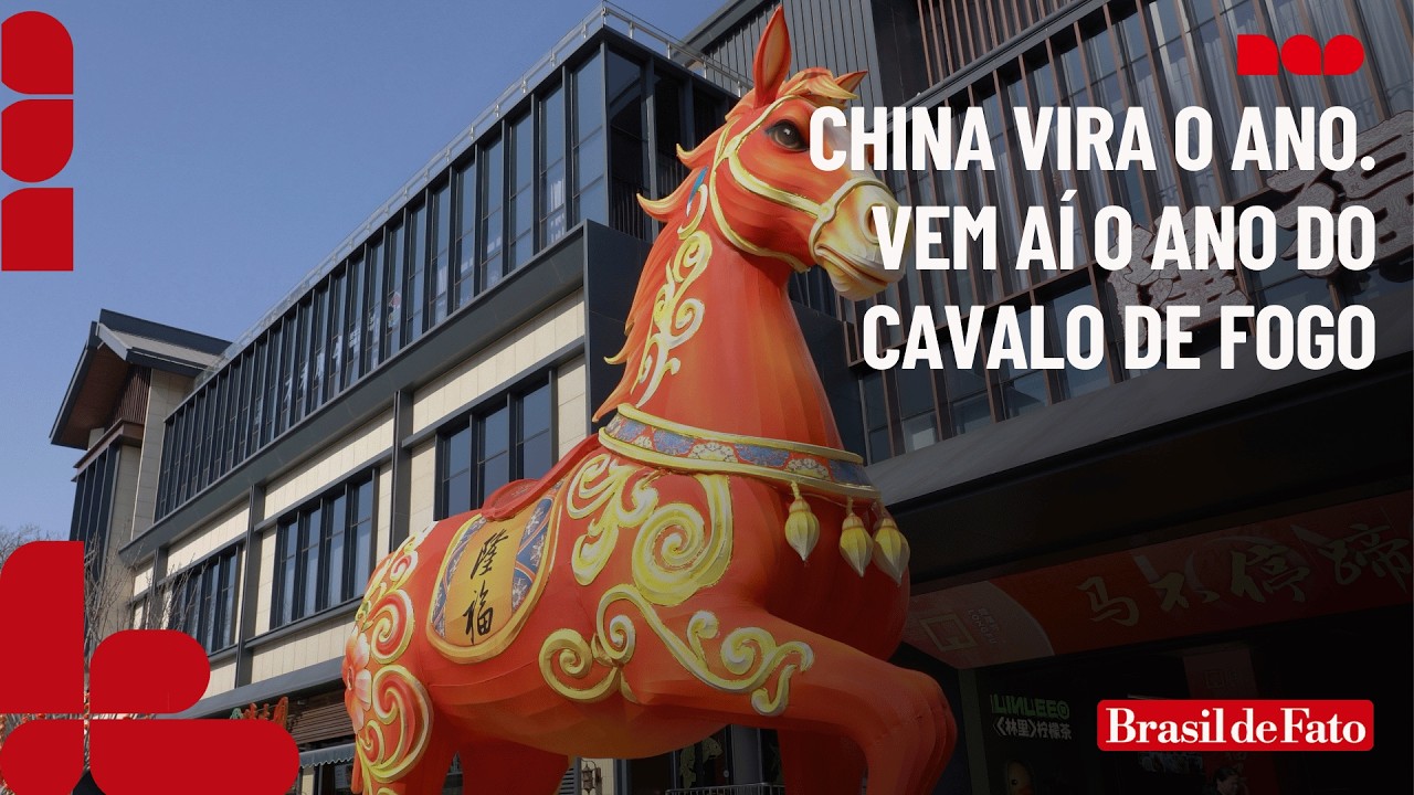 China vira o ano. Vem aí o Ano do Cavalo de Fogo