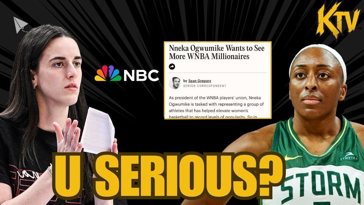 Caitlin Clark TAKES OVER NBC as Nneka Ogwumike ATTEMPTS to STRANGLE WNBA OWNERS