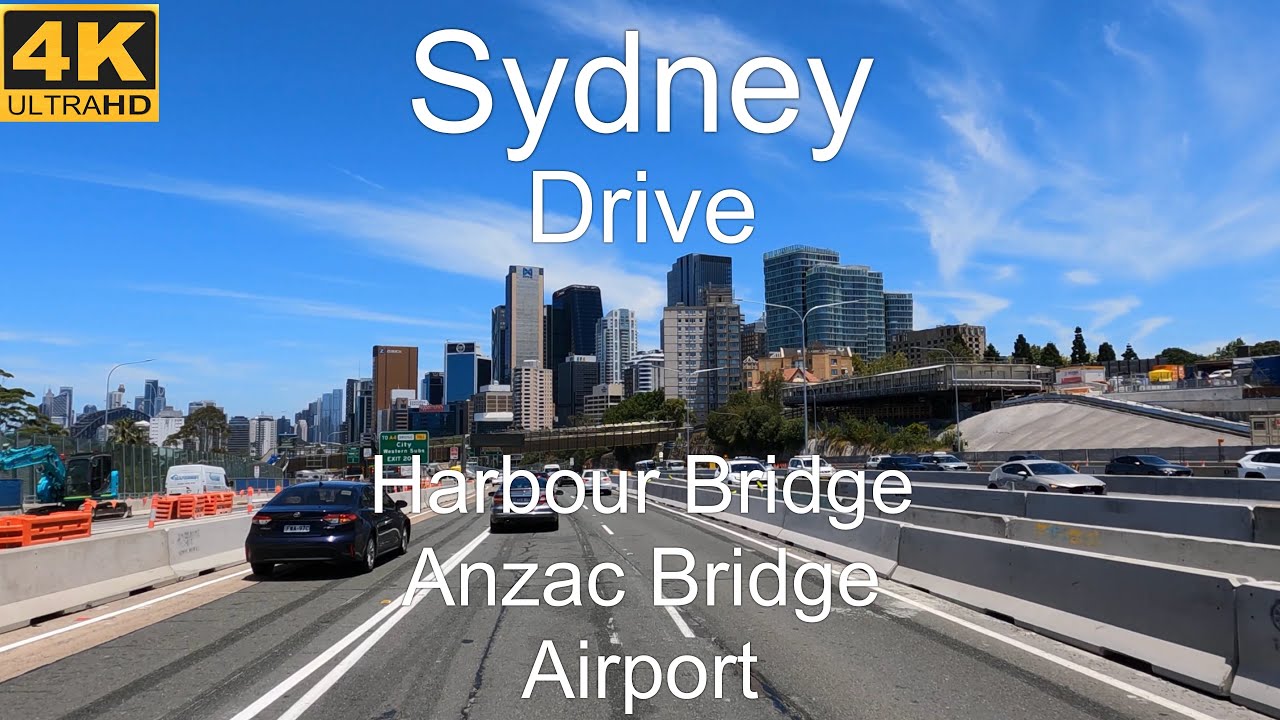 Driving Cammeray to Airport | Sydney Australia | 4K UHD 
