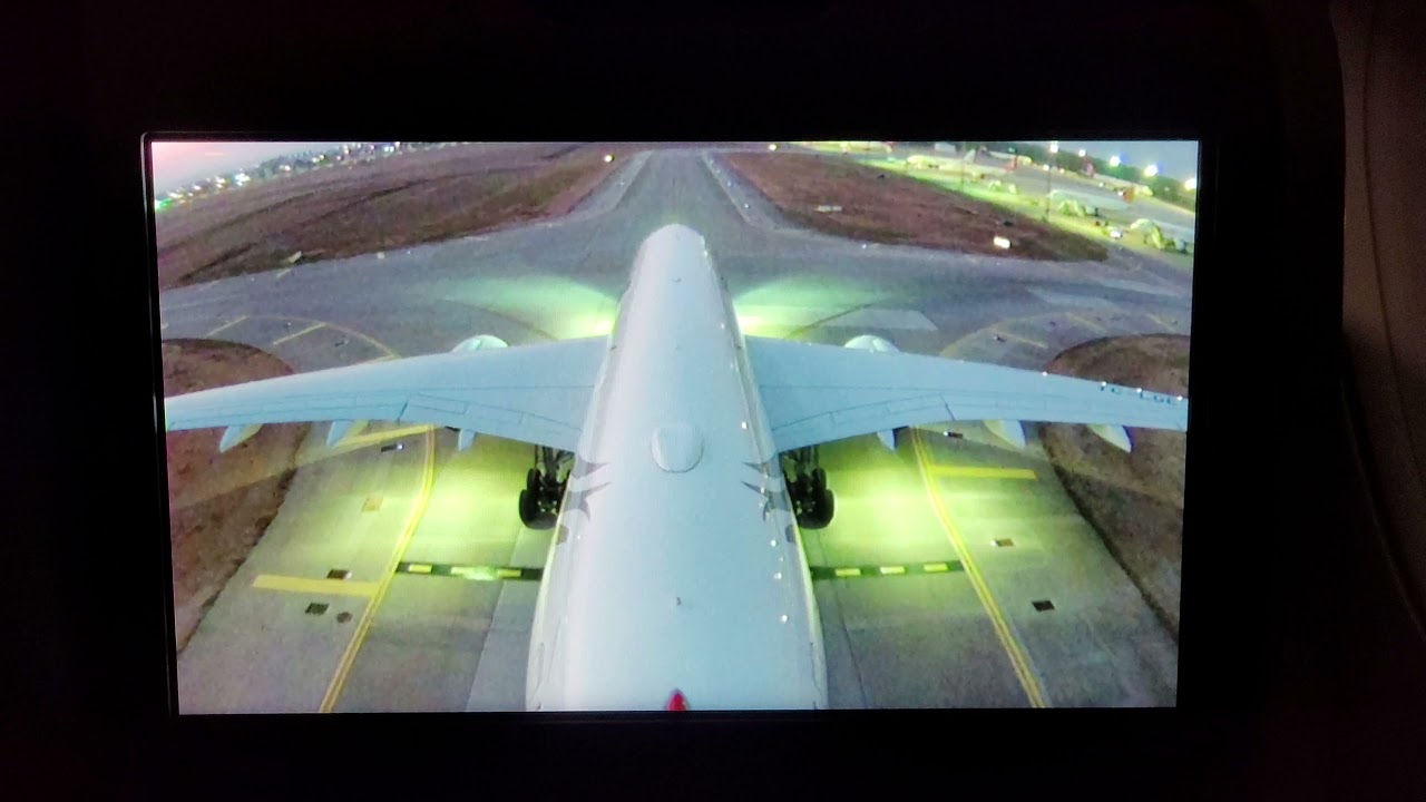 Turkish A350-900 biz class full landing and taxi at Antalya Airport