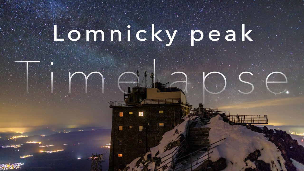 Łomnica Lomnicky peak - Timelapse 4K