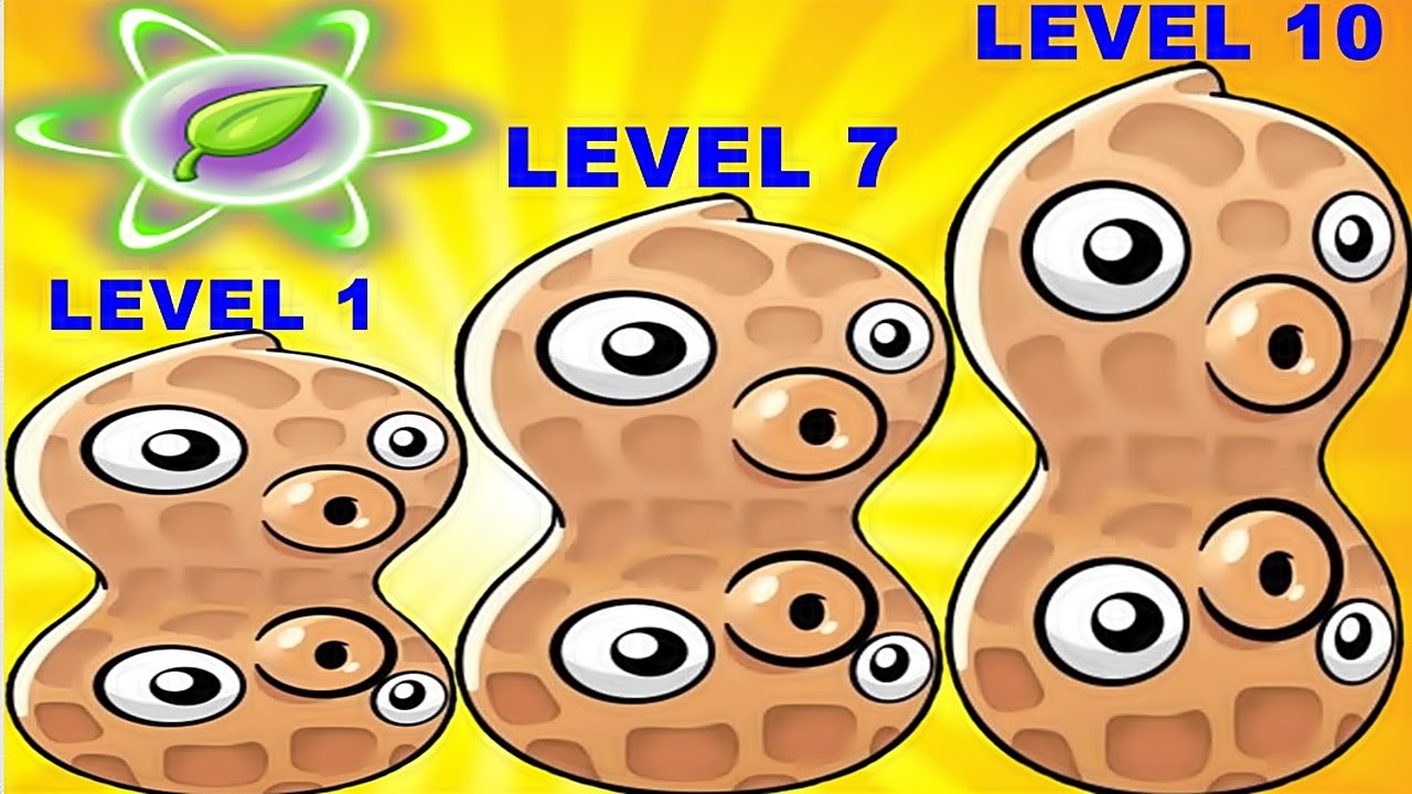 Pea-nut Pvz2 Level 1-7-10 Max Level in Plants vs. Zombies 2: Gameplay 2017