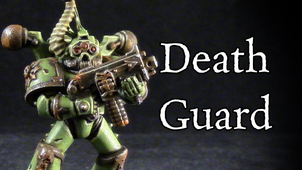 How to paint Death Guard Chaos Space Marines
