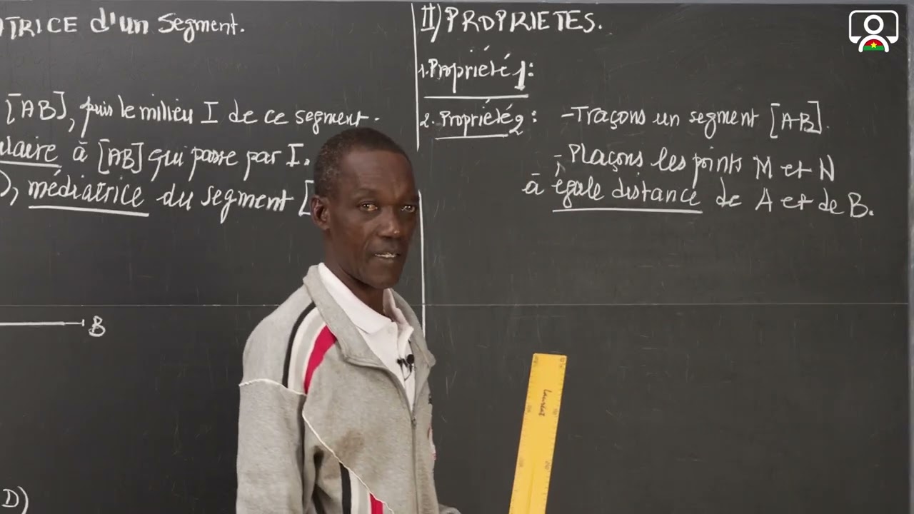 Cours - 6e -  Maths - Activités géométriques : Médiatrice d'un segment (2/8)