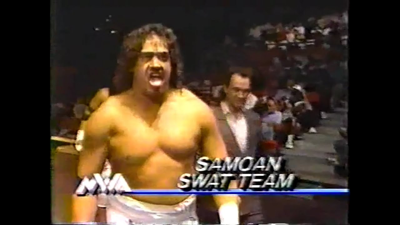 Samoan Swat Team vs Mike Awesome & Lee Scott   Pro July 8th, 1989