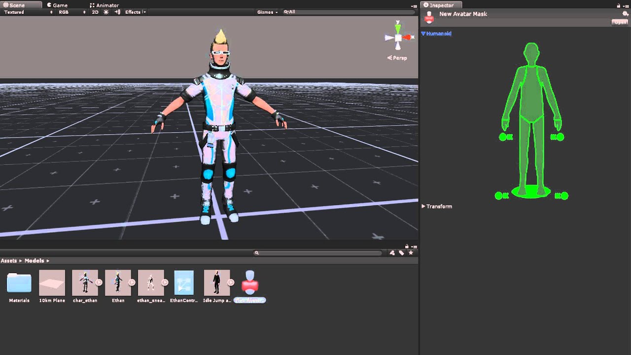 Avatar Masks - Unity Official Tutorials