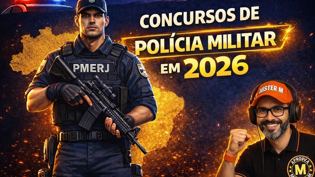 CONCURSOS PM !!!! MELHORES OPORTUNIDADES  DE 2026!! ESSE DA PRA PASSAR. 
