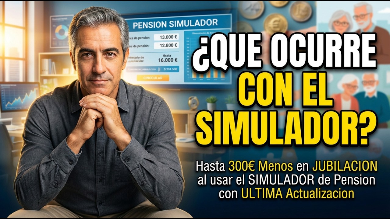 Hasta 300€ Menos en JUBILACION al usar el SIMULADOR de Pension con ULTIMA Actualizacion ¿Qué OCURRE?