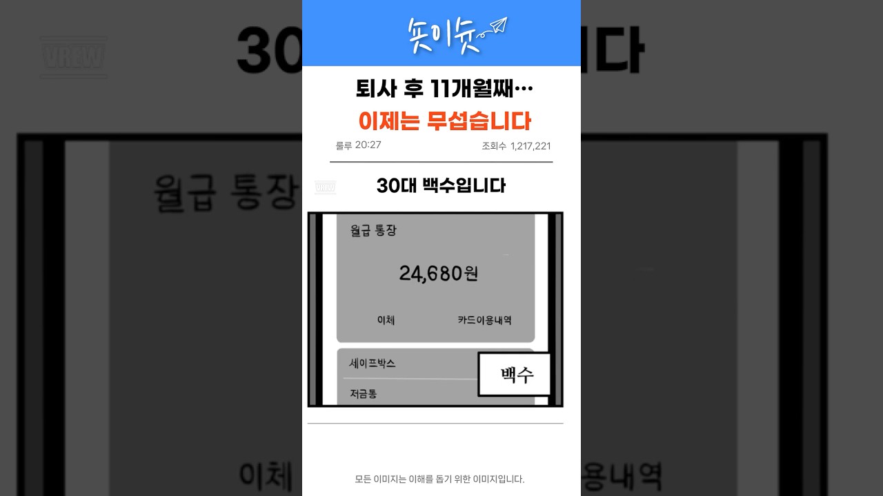 대기업 때려친 30대 백수 근황