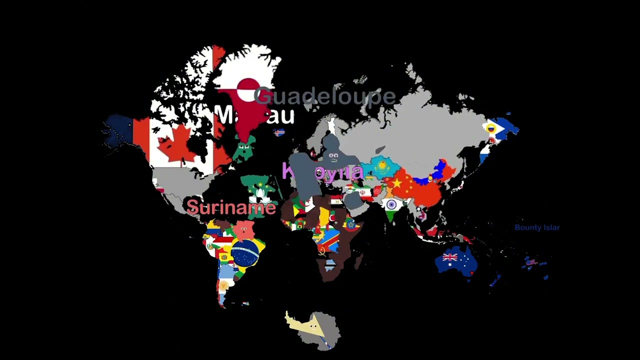 All 7 continents ultimate played at the same time