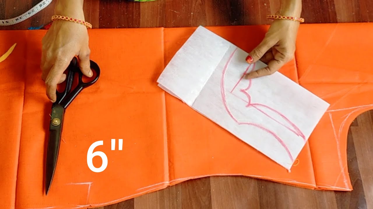 Very Beautiful and Easy Back/Front Neck Design for Kurti/Blouse Cutting and stitching