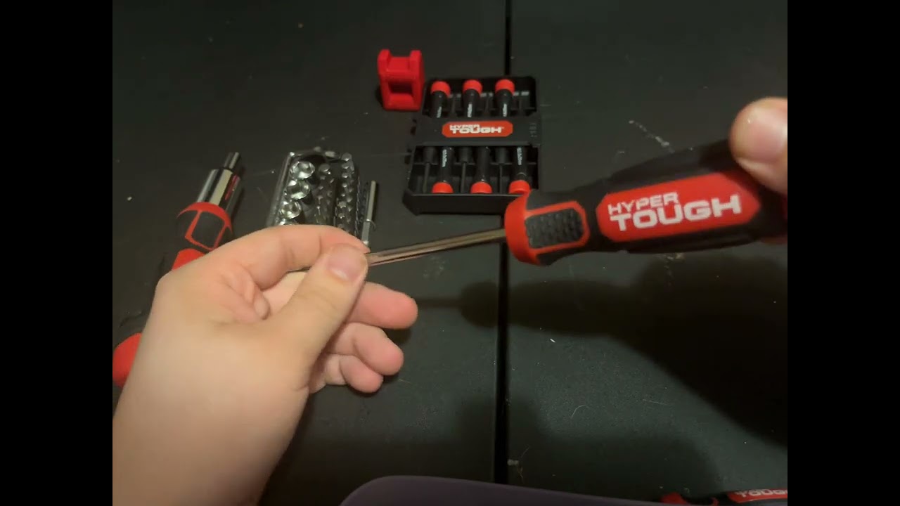 Hyper Tough 55 piece screwdriver set overview 