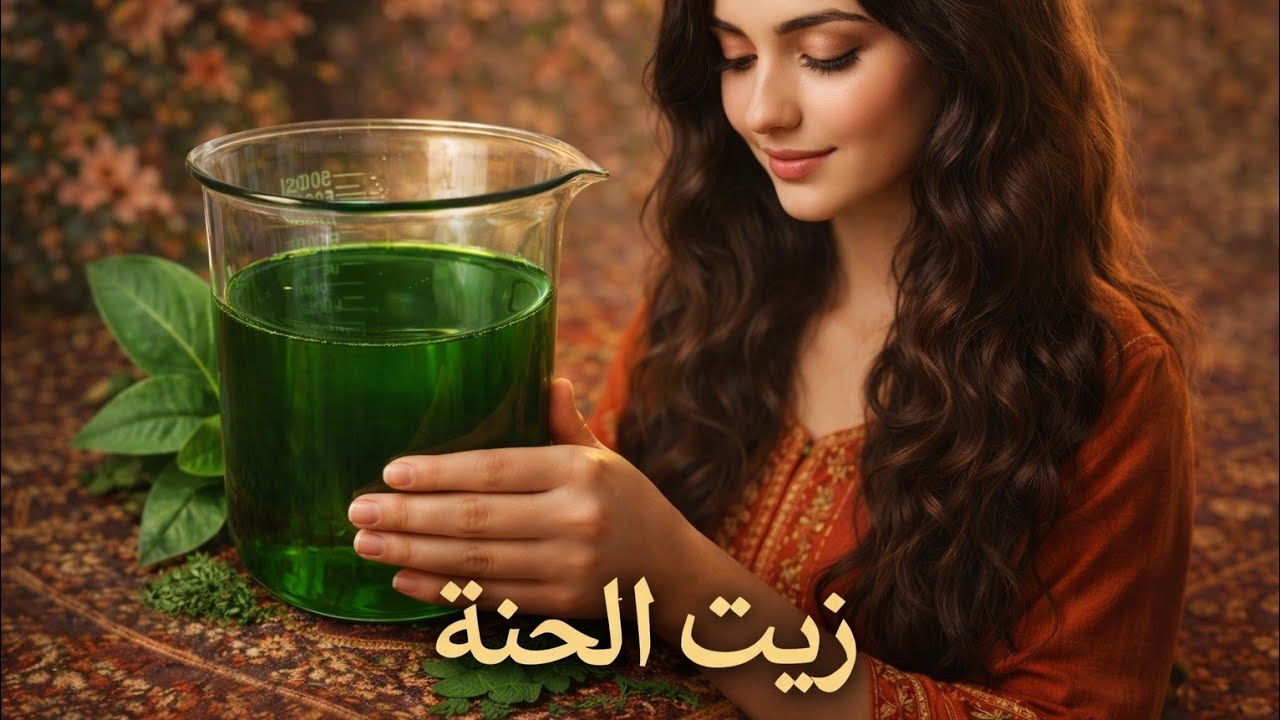 زيت الحنه لتكثيف ومنع تساقط الشعر اعمليه بنفسك 