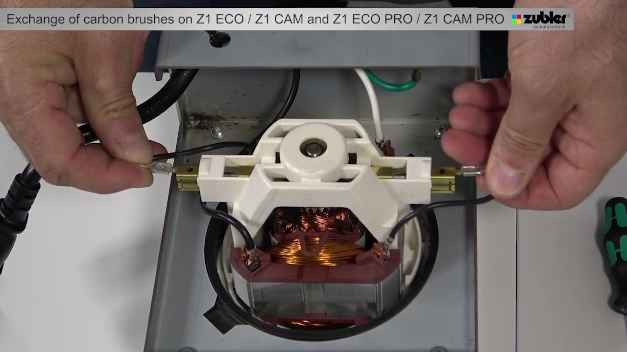 Zubler Application Video | Z1-ECO/Z1-CAM/Z1-ECO PRO/Z1-CAM PRO Exchange of carbon brushes (englisch)