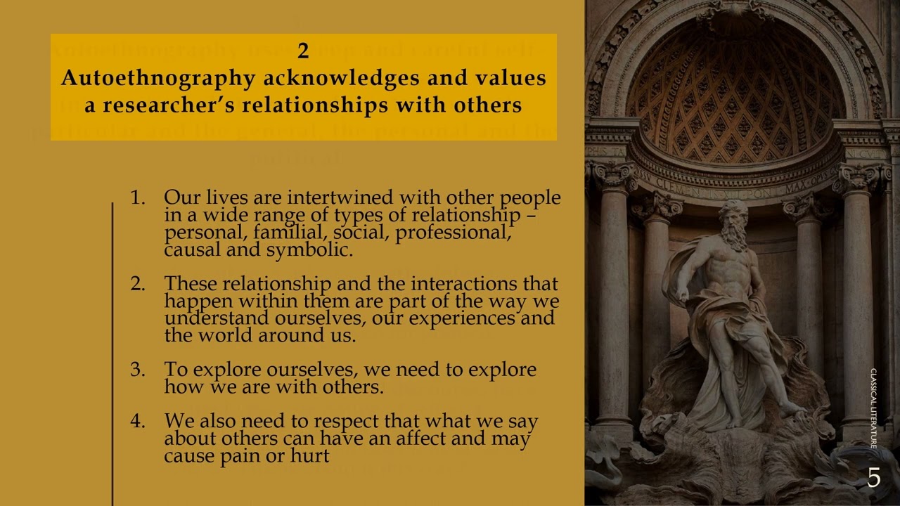 5 What is Autoethnography