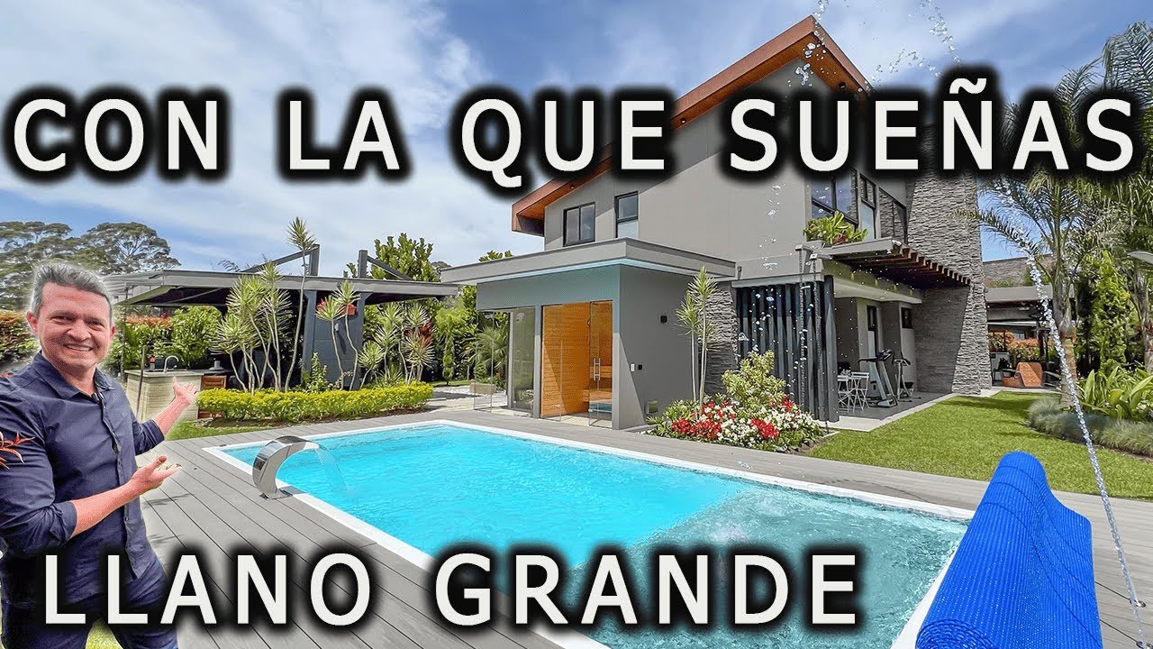 Increíble casa de lujo en Llano Grande $3.700 mm