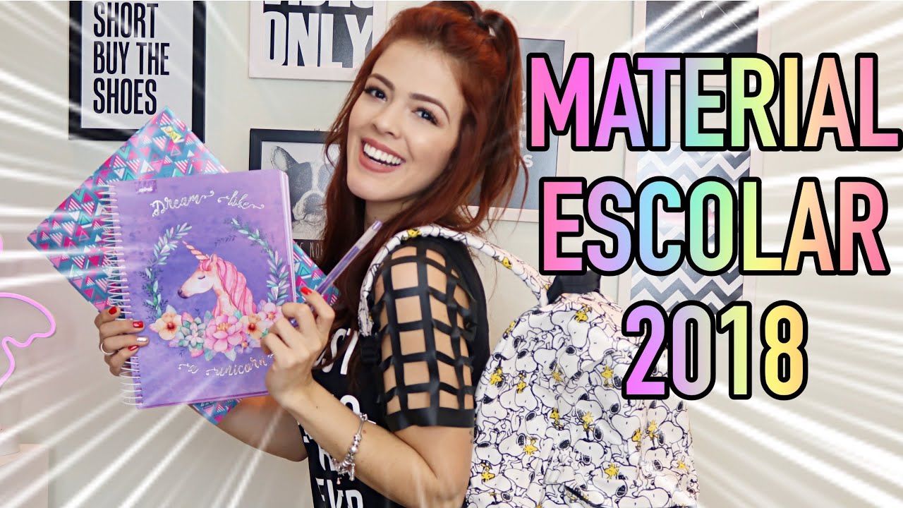 MEU MATERIAL ESCOLAR 2018 | FACULDADE