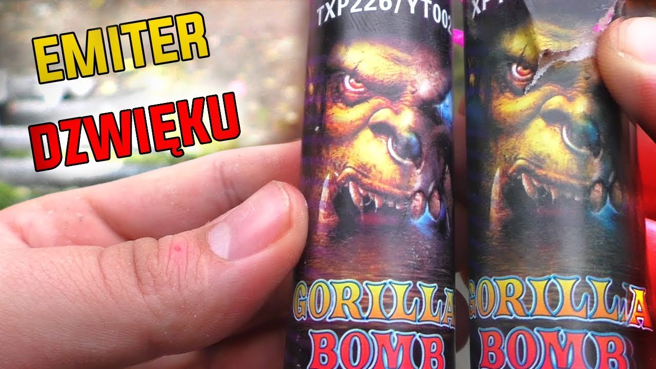 Nowy EMITER DŹWIĘKU Gorilla Bomb Xp1010 - Żegnajcie Petardy ...