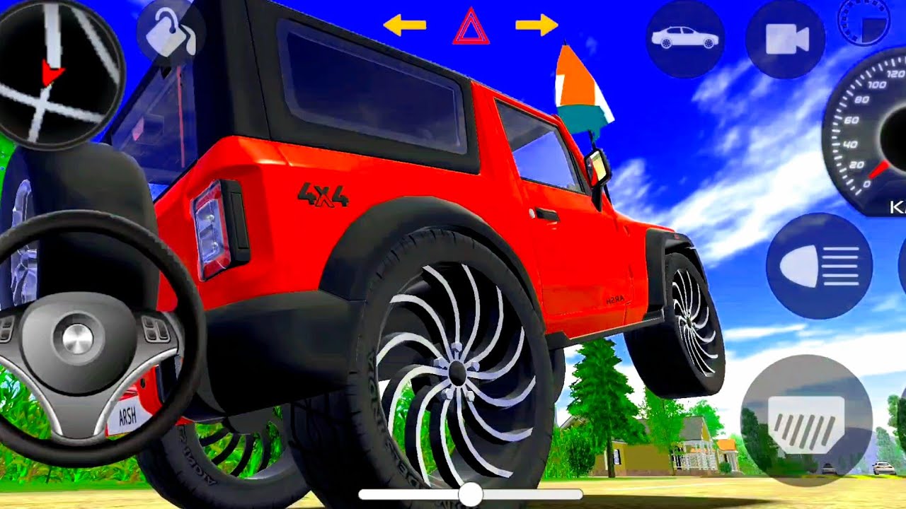 Modified Mahindra Thar 🚘Games:Indian Red Thar (Gadi Wala Games) Car Game Android Game - #2025