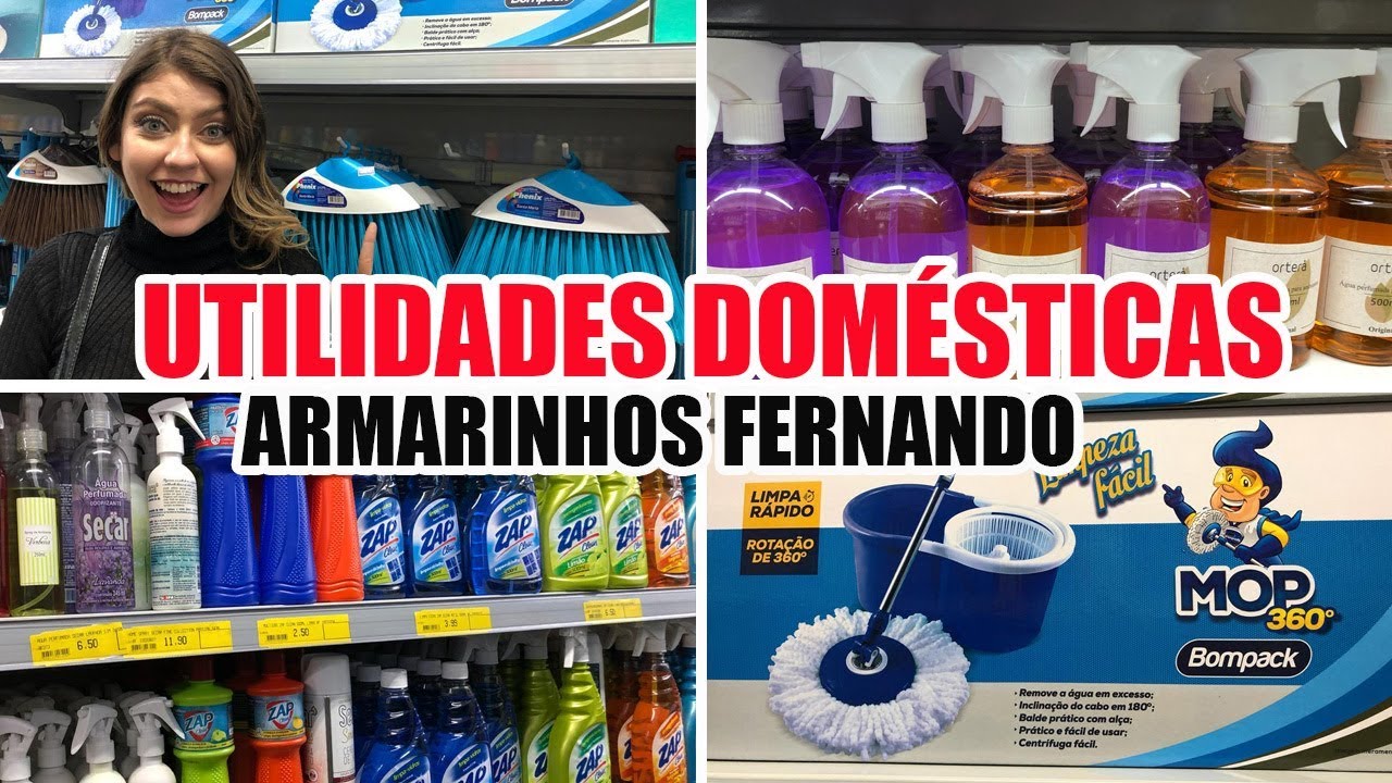 TOUR NO ARMARINHOS FERNANDO NA 25 DE MARÇO - UTILIDADES DOMÉSTICAS - MATERIAIS PARA LIMPEZA