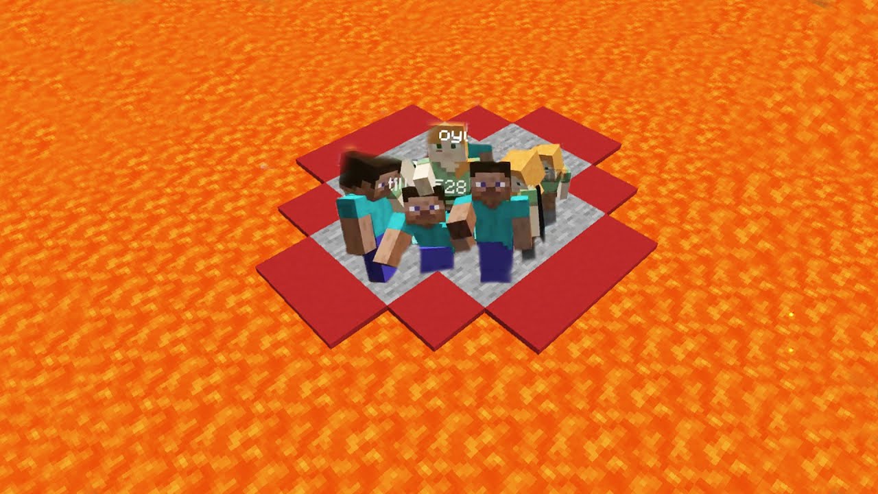 150 kişiyle minecraft AMA daireden en son çıkan kazanır..