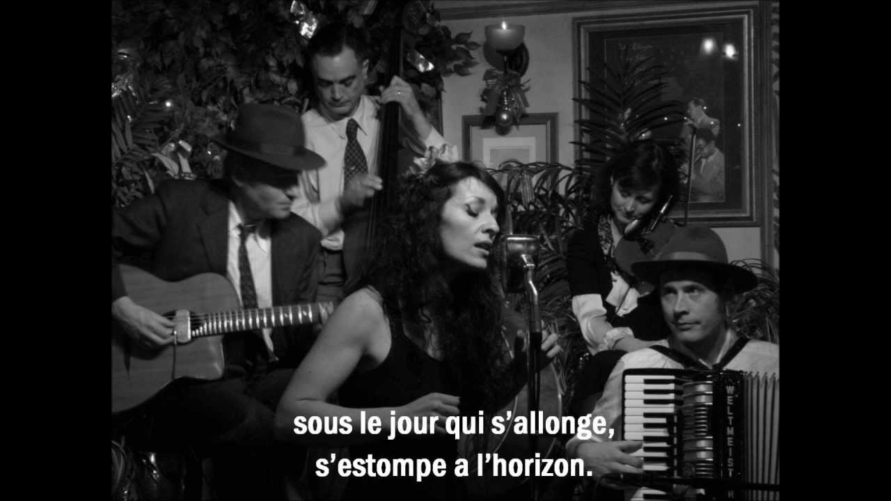 Nuages - Django Reinhardt - Lo Polidoro & Fleur de Paris with Lyrics #singer