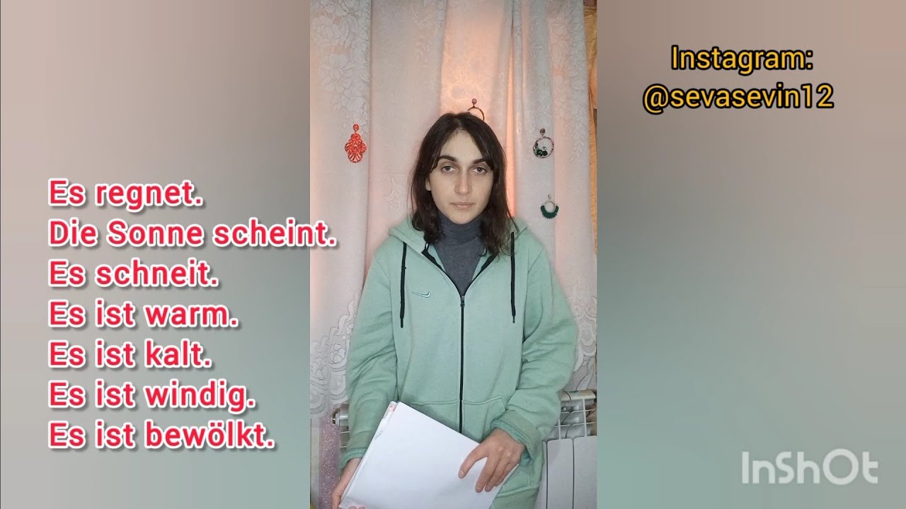 (გერმანული — A1) გაკვეთილი 30 | das Wetter - ამინდი | Wie ist das Wetter?
