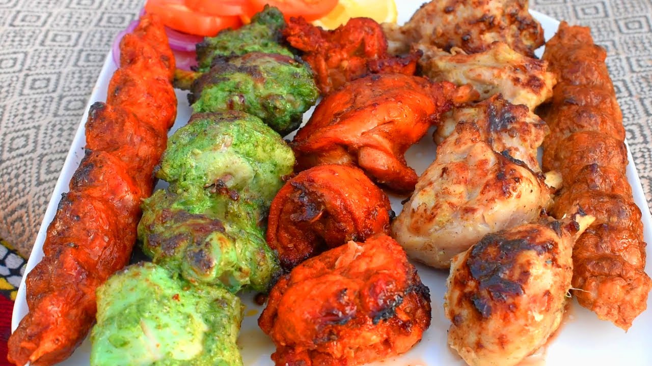 Chicken BBQ Platter with and Without coals/grill | Party /Dawat Menu 😍❤