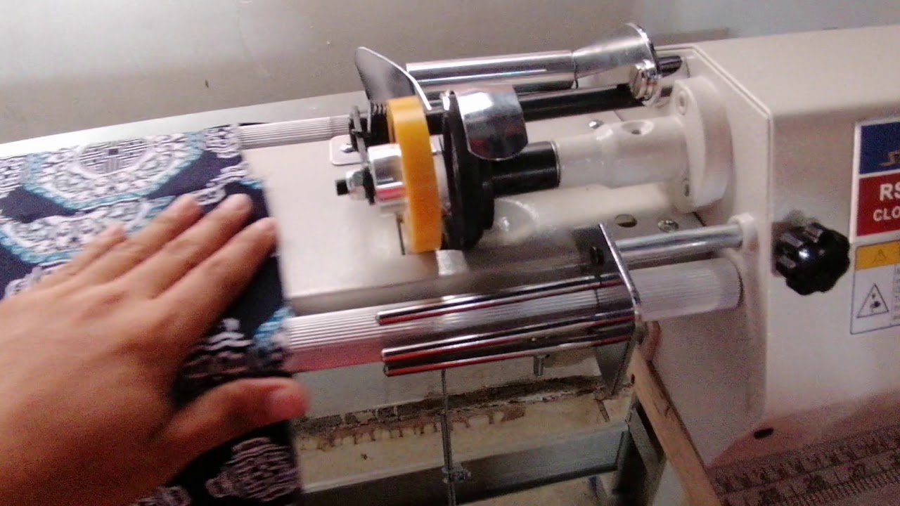 How to operate bias cutting machine | paaano magcut ng bias