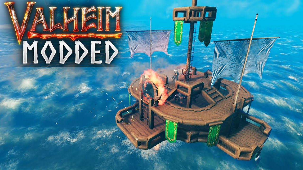 I Played RAFT in Valheim! Modded Valheim EP38