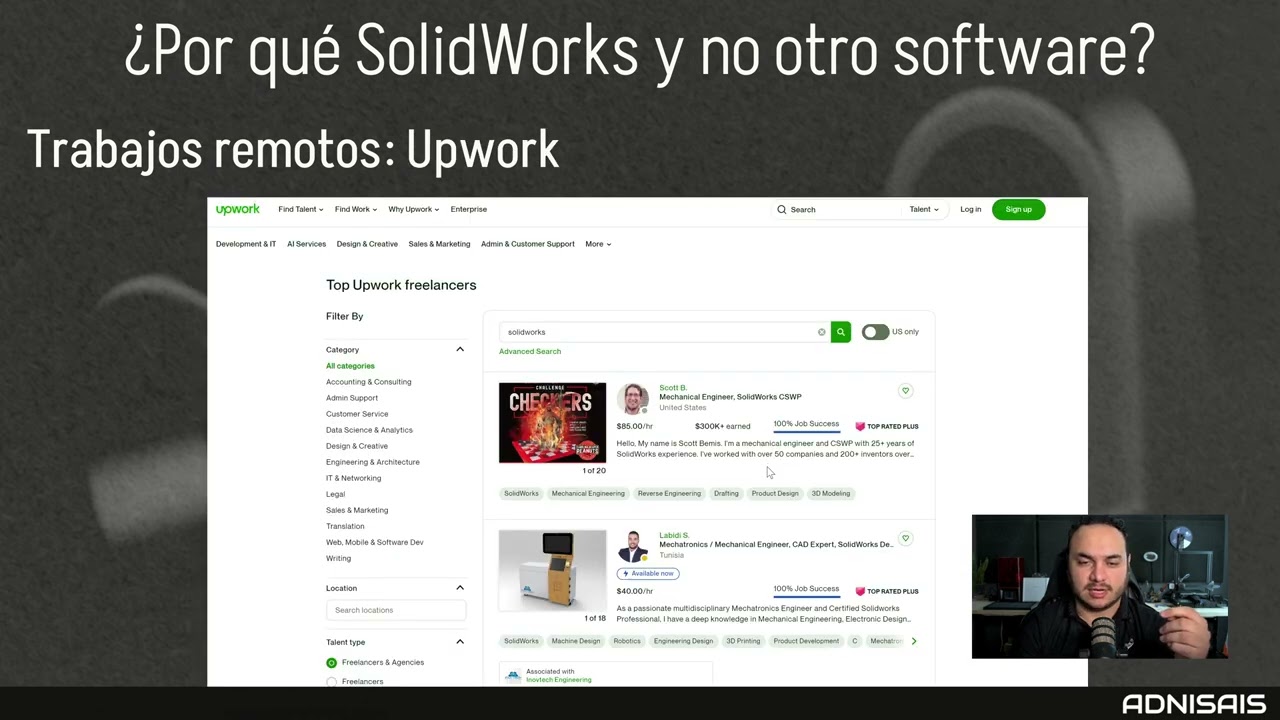 ¿Porqué me conviene aprender Solidworks?