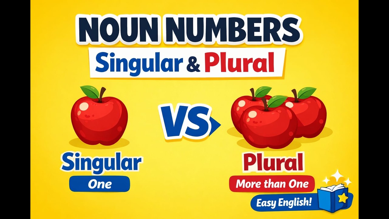 Singular and Plural Noun Explained with Examples | Noun in English Grammar