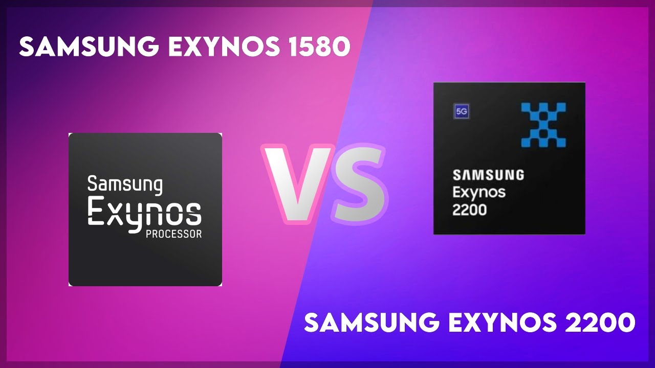 Samsung Exynos 1580 vs Samsung Exynos 2200 Technical Comparison