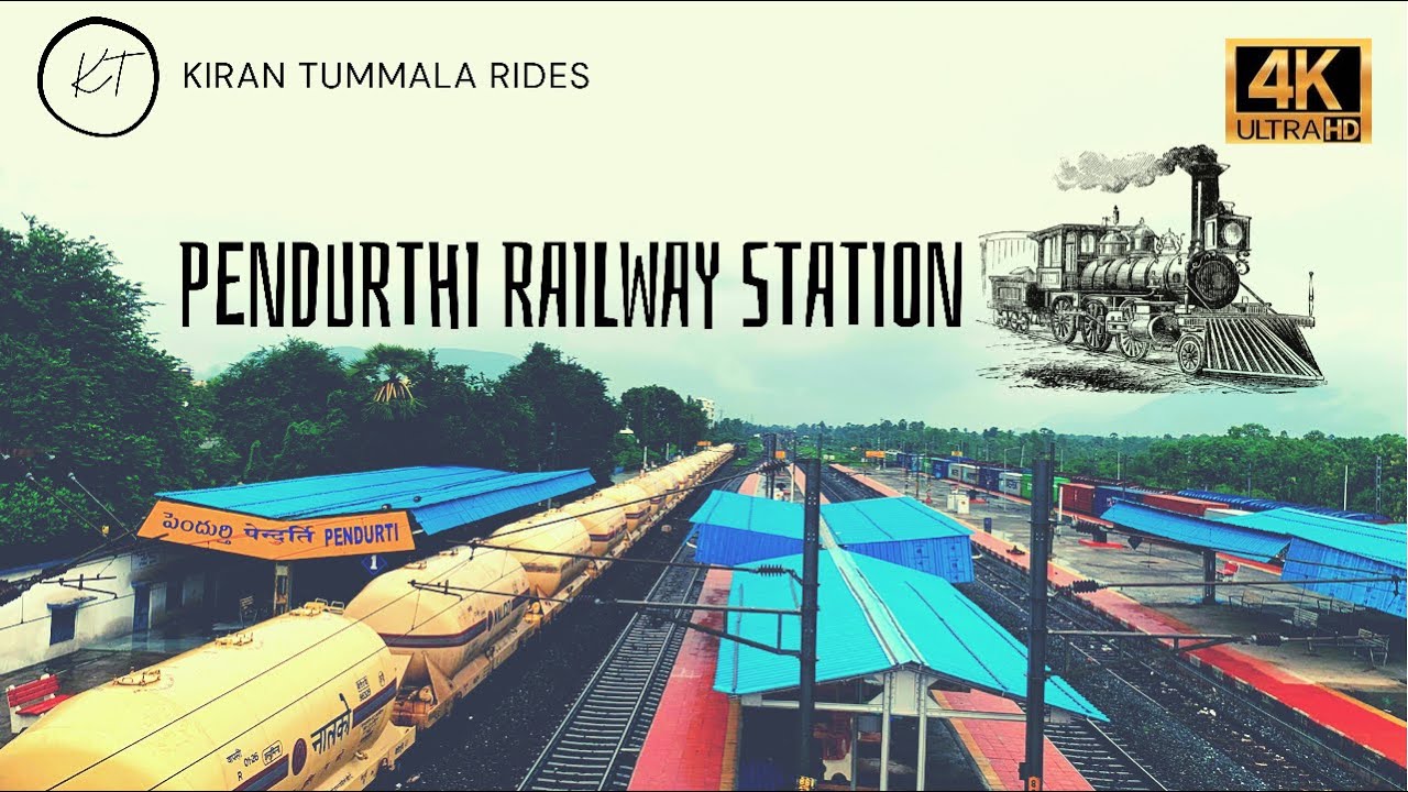 PENDURTHI RAILWAY STATION VISAKHAPATNAM AP | ROAD WAY | PENDURTHI JUNCTION | VLOG | KIRAN TUMMALA