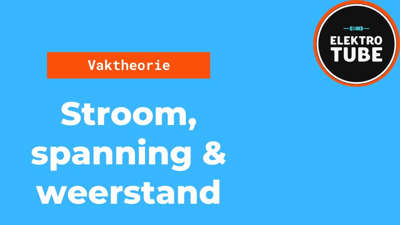 Stroom, Spanning & weerstand - ElektroTube.nl