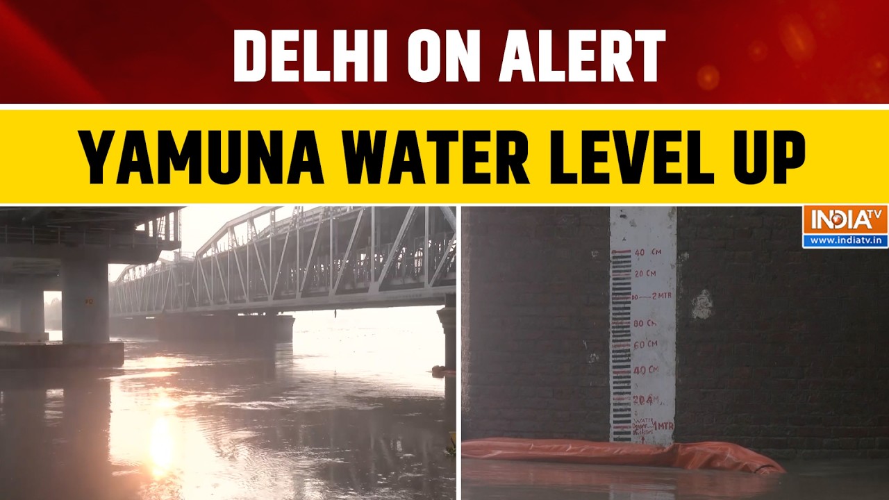 Yamuna Water Level Rises in Delhi After Heavy Rain, Authorities on Alert | India TV English