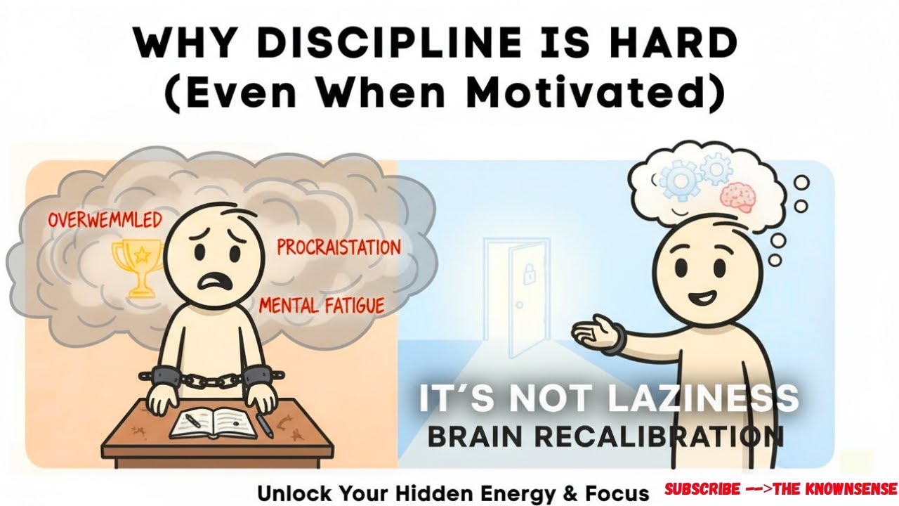 Why Discipline Feels So Hard  And It&rsquo;s Not Laziness | Psychology Explained