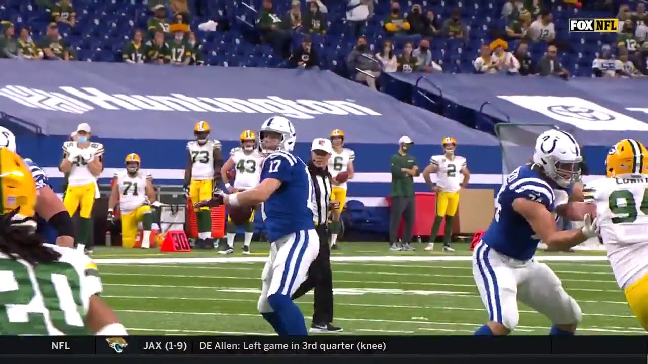 Phillip Rivers throws a dime to Trey Burton for touchdown