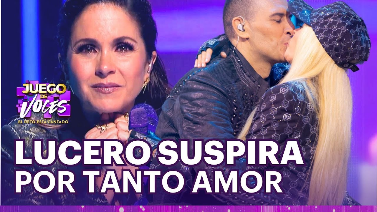 Esposo de Yuri la hace llorar con un mensaje y emociona a Lucero | Juego de Voces