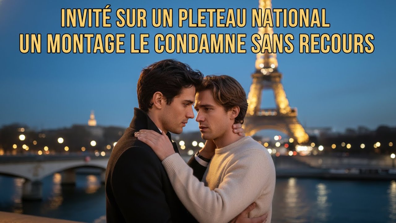 INVITÉ SUR UN PLATEAU NATIONAL — UN MONTAGE LE CONDAMNE SANS RECOURS