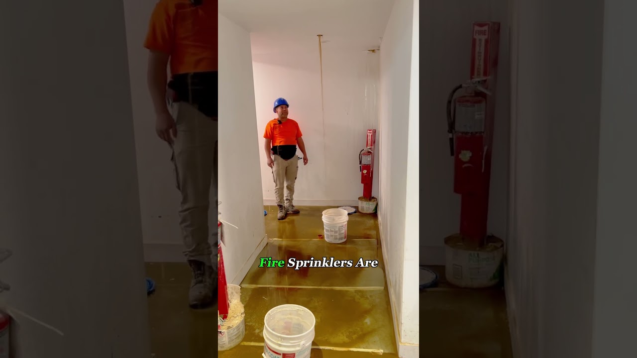 Почему они намеренно сжигают спринклер пожаротушения? #спринклерн #пожар #проверка #пожарнаябезоп...