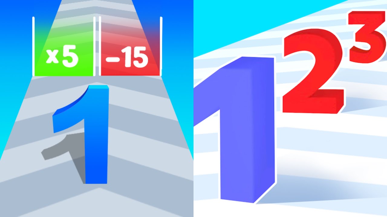 Can You Beat Number Master vs Merge Number Run Master? 😱 Satisfying Max Gameplay