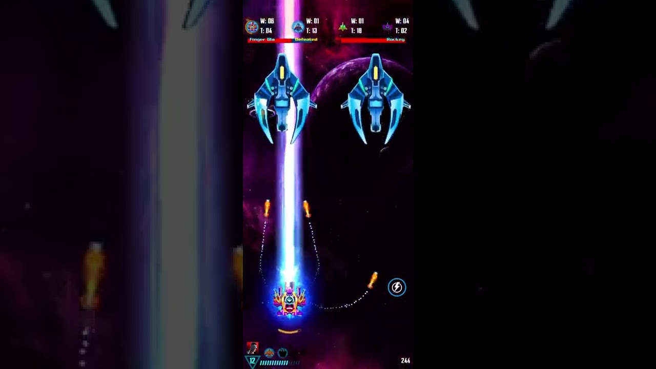 1 vs 3 PvP - (luusmy, Joaquin, Rockey) Galaxy Attack Alien Shooter