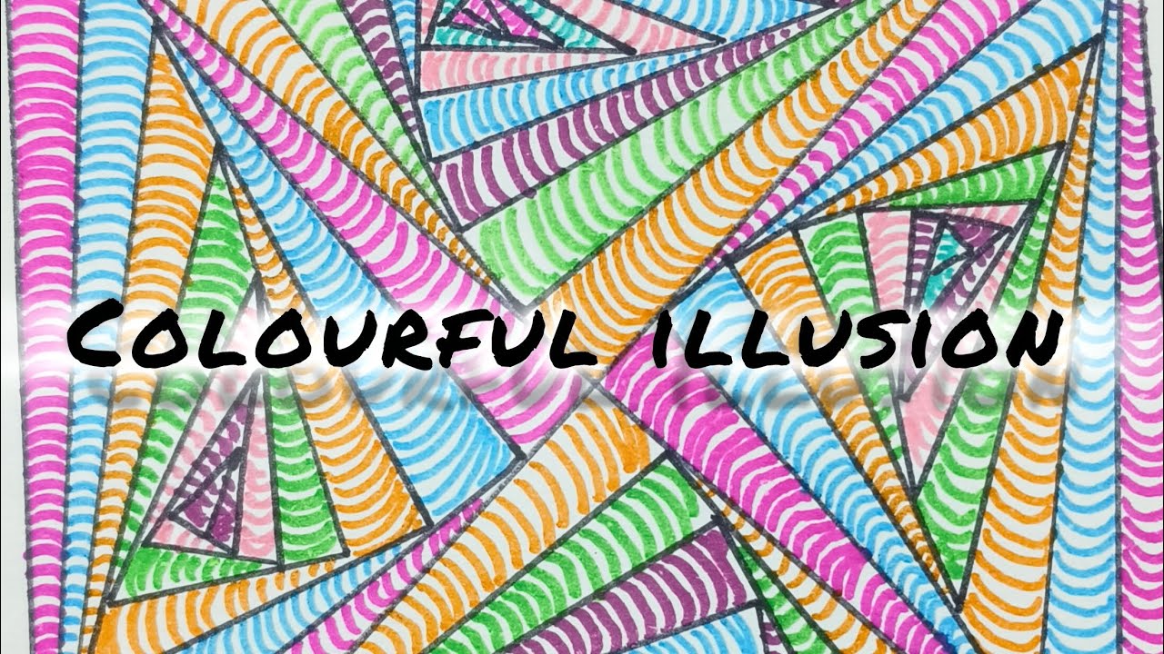 Colourful illusion 🫨🫨🫨🫨🫨