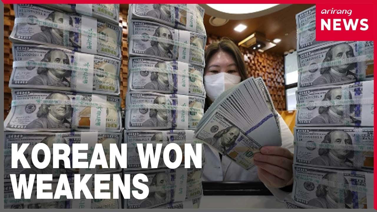 South Korean won briefly falls past 1,500 per dollar for first time since 2009