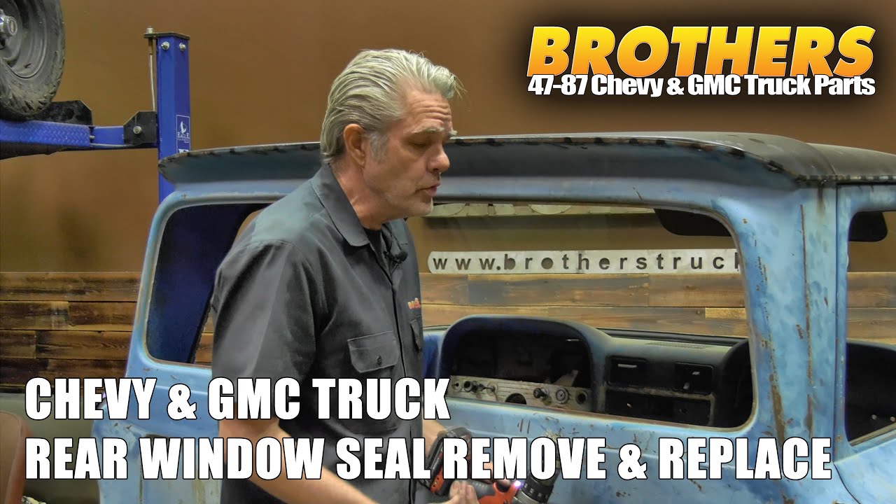 1947-66 Chevy & GMC Truck Rear Window Seal/Gasket/Rubber & Glass Removal & Install w/ lock bead