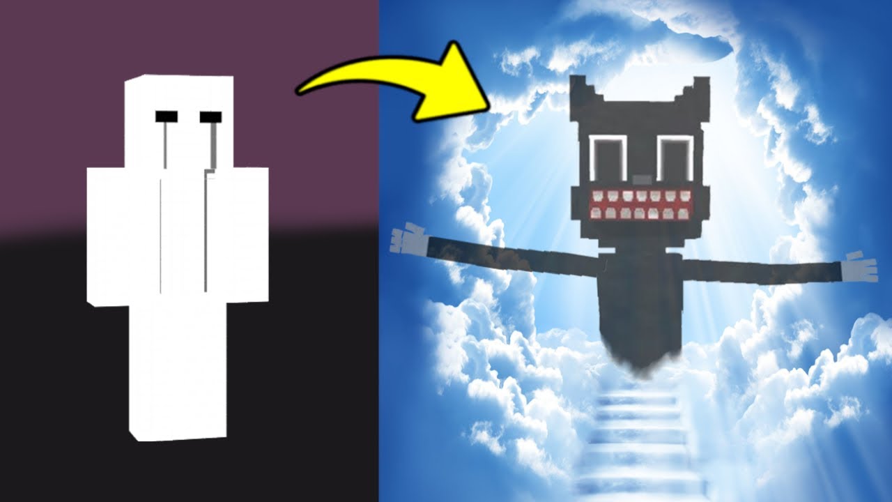 DUCH POKAZAŁ NAM TO... CARTOON CAT ŻYJE w NIEBIE! Minecraft